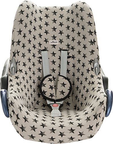 Janabebe® MAXI-COSI Cabriofix, Citi, Streety.fix, Jané Koos BLACK BROKEN ROCK STAR COVER + PROTECTION HARNESS