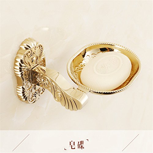 Preisvergleich Produktbild STAZSX Europäischen Antike Badezimmer Anhänger Badezimmer Regale, gold Seife Netzwerk