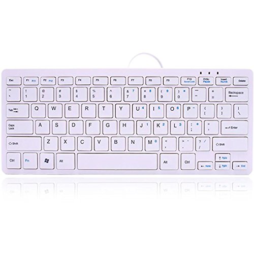 spécifications Portable] ultra mince silencieux bureau ordinateur usb add-in clavier-B