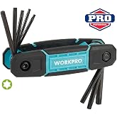 WORKPRO WP222030 8 Par&ccedil;a CR-V &Ccedil;akı Tipi Torx Profesyonel Allen Anahtar Takımı