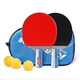 Ittf Zugelassen Kautschuk.ping Pong Paddel Hat Eine Glatte Gummierung, Die Genehmigung Von Der International Table Tennis Federation For Turnierspiel Hat. Kautschuk Verwendet, Hier Ist Von Hoher Qualit?t Und Werden Nicht Wie Bei Anderen Billiger Gummi zermürben.