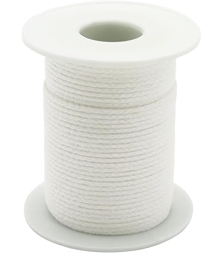 Kerzendocht Set 61m - Baumwolldochte Mit Halterung Für DIY Kerzen