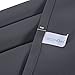 Deconovo Super Soft Solid Thermal Insulated Ready Made Pencil Pleat Blackout Curtains Drak Grey for Bedroom with 2 Tiebacks 140x175cm 2 Panels