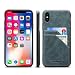 Produktbild GJFeng iPhone-Handytasche All-Inclusive-Rückseite Einfarbig Herren-Handyhülle (Farbe : Blau, größe : IPhone8)