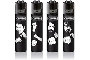 SUNMONDO Clipper Feuerzeug 4er Set: (FFX Action)