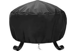 NOMIOU Okrągła, odporna na warunki atmosferyczne, odporna na działanie warunków atmosferycznych, odporna na działanie promieni UV, tkanina Oxford 600D, odporna na rozerwanie, na taras, do ogrodu, na grilla