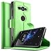 Produktbild Sony Xperia XZ2 Compact Hülle, KuGi Sony Xperia XZ2 Compact Wallet Case, Brieftasche Case Hülle PU Kunstleder Flip Case mit Standfunktion Kartenfächer und Bargeld für Sony Xperia XZ2 Compact smartphone.Grün