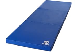 Jeflex - Matelas gymnastique pliable 180 x 60 x 6 cm fabriqué en Allemagne/Tatami judo portable/matelas pliable peu encombrant et tapis de yoga/tapis de gym enfant pour chambre d'enfant