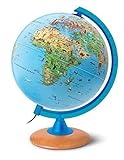 Kinderleuchtglobus 25cm mit vielen Abbildungen, heller...