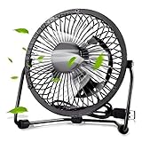mini ventilator usb c USB-Stromversorgung - Angetrieben von einem 1,2 Meter USB-Kabel, funktioniert es mit Laptops, Computern, Powerbanks und anderen USB-fähigen Geräten.