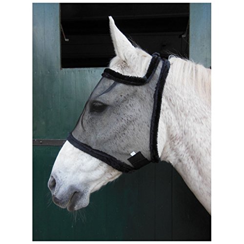 Horka-Anti-Fly-Mask-Soft-Mesh-Earless-Lightweight-Horse-Comfort-Face-Protection
