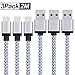 Produktbild USB Ladekabel USB C Kabel Typ C Ladekabel WIWINE  [3 Pack 2m ]  für Samsung Galaxy S9 S8 Plus,Note 9 8,A3 A5 2017,LG G5 G6 V20 V30,HTC 10 U11,Sony Xperia XZ Xa1, Huawei Honor 8 9, P10 P20 P9 Lite, Mate9 10,Mac Book usw (Weiss)