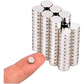 D&uuml;nya Magnet 50 Adet - Yuvarlak Neodyum Mıknatıs, 5X2 Mm, G&uuml;&ccedil;l&uuml; Magnet, N35 Kalite