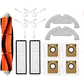 MYAYD Dreame Bot D10 Plus/RLS3D/Z10 Pro/L10 Plus elektrikli s&uuml;p&uuml;rge i&ccedil;in yedek aksesuar, 13 par&ccedil;alı aksesuar seti 1 ana fır&ccedil;a