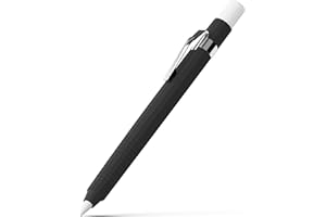 Ringke Silicone Drafting Pencil Case Compatible avec Coque Apple Pencil 2 / Pro Case Étui Cover Protection Accessoires - Black