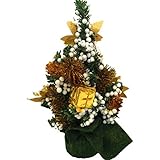 LUFA Árbol de Navidad Mini Árbol de Navidad puede ser colocado 0n la tabla Windows Car Decoraciones de Navidad 20CM alto