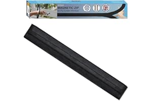 BKSAI Magnetischer Reißverschluß für Fliegengitter Dachfenster Fenster-Zugang fürs Fenster Öffnen Magnetisch DIY Öffnung zum Durchgreifen fürs Insektenschutz Moskitonetz Mückennetz