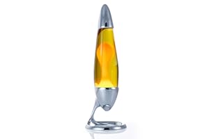 MATHMOS Lava Lamp Neo Lava Lamp for Children & Adults - Yellow/Orange