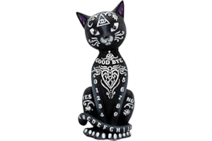 Nemesis Now Mystic Kitty - Figura Decorativa (26 cm), Talla única, Color Negro