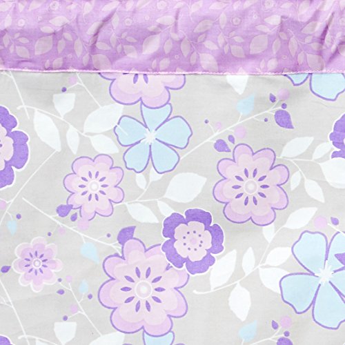 Trend Lab Grace Window Valance, Purple, Blue, Gray and White Trend Lab Grace Window Valance, Purple, Blue, Gray and White