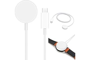 Lotbun ładowarka do iWatch, szybka ładowarka kompatybilna z Apple Watch Series 8/7/6/SE/5/4/3/2/1, kabel USB-C 1 m