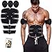 Produktbild Elektrostimulation Muskel TrainerEMS Trainingsgerät Muskelstimulator Training Machine Bauchmuskeltrainer Elektroden Pads mit 6 Modi & 10 Intensitäten Home Workout Fitnessgerät für Männer & Frauen