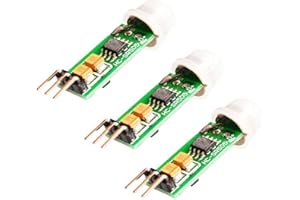 Aihasd 3 pezzi HC-SR505 Mini infrarosso Modulo sensore PIR Modulo sensore corpo Interruttore sensore umano