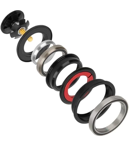 Specialized Jeu de direction intégré 1-1/8´´ Upper/1.5´´ 45x45º 46 mm Lower, Argenté | Bikeinn