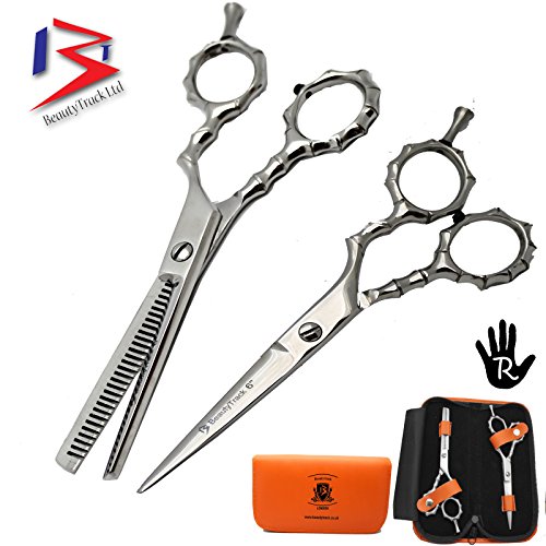 beautytrack Profi Friseur Schere Set Barber Haare schneiden Effilierschere 12,7 cm exklusiven Online -