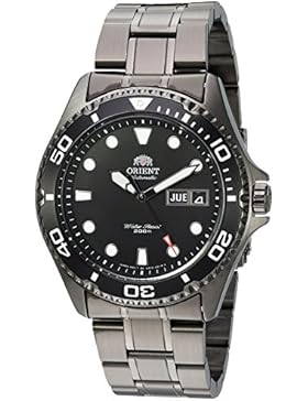 Orient #FAA02003B Ray II Raven Herrenarmbanduhr, Schwarz, IP-Edelstahl, wasserdicht bis 200m