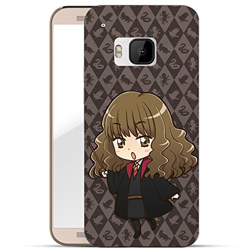 Preisvergleich Produktbild finoo / HTC one M9 Hard Case Handy-Hülle Harry Potter Motiv / dünne stoßfeste Schutz-Cover Tasche mit lizensiertem Muster / Premium Case für Dein Smartphone / Hermine braun