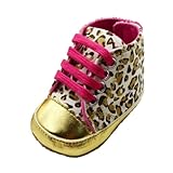 Zehui Lovely Warm Soft Baby Infant Toddler Boy Girl Leopard Shoes 0-18 Month