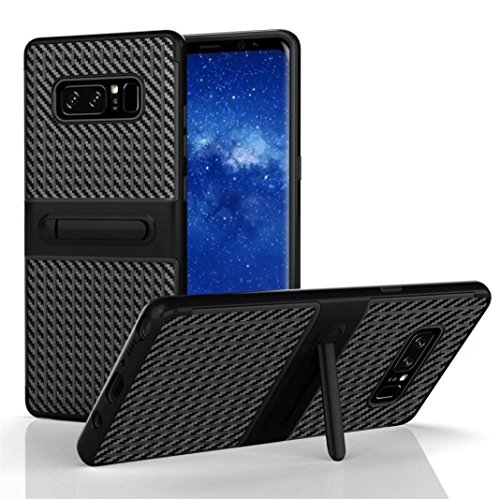 Funda Para Samsung Galaxy Note 8-MYQyiyi H  brido a prueba de choques TPU   PC cubierta completa caso 10 colores opciones  Negro 