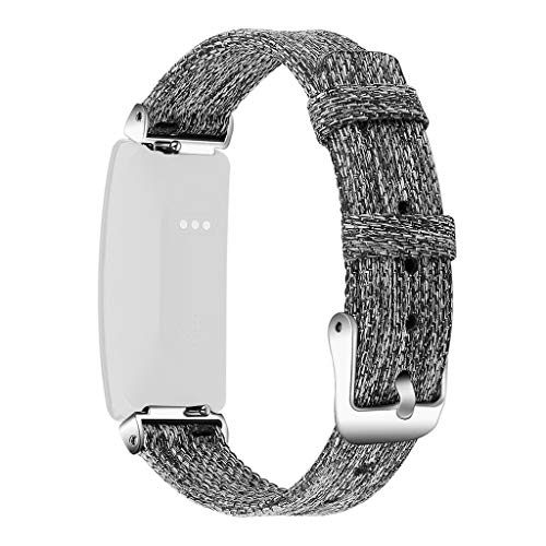Preisvergleich Produktbild NIUQY Sonderverkauf Mode Luxus Ersatzgewebtes Canvas-Uhrenarmband Geeignet Kompatibel mit / Ersatz für Fitbit Inspire / Inspire HR Neu Ausverkauf