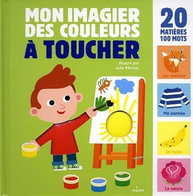Editions Milan Mon grand imagier des couleurs à toucher