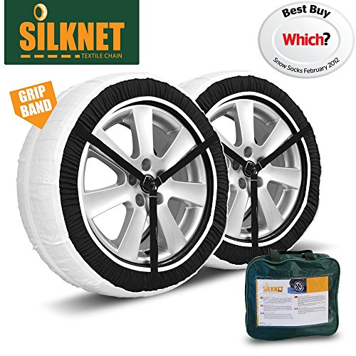 Silknet nieve Calcetines - Tamaño 60 - Otorgado¿Qué mejor compra - universal compatible con 205/55 R16, 195/65 R15, 225/45 R17 y Más