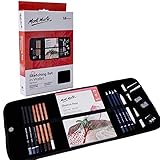 ✅ CREATIVIDAD SIN LÍMITES - Con este set de dibujo MONT MARTE obtendrá el equipo básico perfecto para dibujos creativos con lápices de plomo y carboncillo. Puedes crear animales, paisajes, estructuras, objetos y mucho más con un aspecto extraordinario. Todo lo que necesitas para dibujar y esbozar lo puedes encontrar en este set.