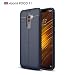 Produktbild FugouSell Xiaomi Pocophone F1 Case,Drop Protection Back Shell Anti-Scratch Shockproof Rubber Bumper Protective Defender Case Cover Compatible with Xiaomi Pocophone F1 Blue