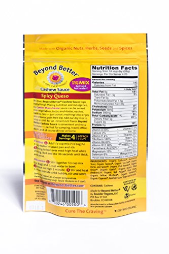Beyond Better Anacardi formaggio piccante Queso