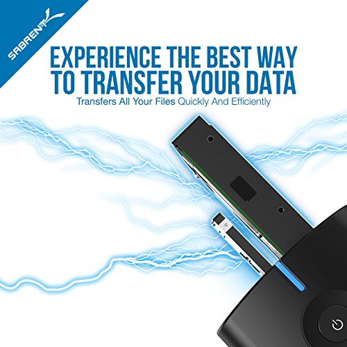 Sabrent USB 3.0 zu SATA Dual Bay External Hard Drive Docking Station für 2,5 oder 3,5 Zoll-Festplatte HDD, SSD mit Festplatten -Kopierer / Cloner Funktion [Unterstützt – 4 TB ] (EC-HDD2) - 4