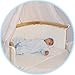 Babybay 100501, Original Mattress and Bumper, Natural White
