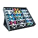 Produktbild Speede 18 Brillen Sonnenbrille Aufbewahrungsbehälter für Brillen Display Brillenvitrine mit Glasdeckel-Sortierbox zur Aufbewahrung und Präsentation von Brillen 47,5 x 37,5 x 6 cm Schwarz
