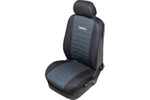 START Einfacher Vordersitzbezug aus Metall, universeller Sitzschutz aus schwarzem Polyester
