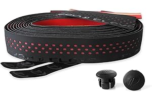 ELEVEN Bike Ribbon - Drops - Barre de bande pour vélo - Mixte - Noir (Black/Red) - Taille Unique