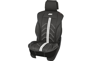 Formula 1 Fundas universales para Asientos Delanteros de Coche, Transpirables, Lavables, Estilo Deportivo