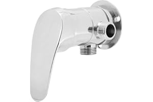 AUNMAS Valve d'angle de salle de bains de valve de commutateur de déviateur de la douche G1 / 2in 3 pour le séparateur d'eau à la maison de pommeau de douche