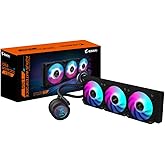 Gigabyte AORUS WATERFORCE II 360 AIO Sıvı CPU Soğutucu - 3x120mm ARGB Fanlar, s&uuml;rg&uuml;l&uuml; kilitleme mekanizması, DAISY-CHAIN, Int