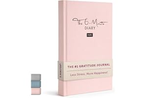 URBESTSELF L'agenda de 6 minutes pur (la version suivante) - 6 minutes par jour pour plus de conscience, de bonheur et de productivité - Un journal de Gratitude simple et efficace et un agenda quotidien non daté
