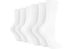 SOCK SHOP GENTLE GRIP 6 Pairs of Sock Shop Everyday Gentle Grip Socks Ladies 4-8 See Multi Variations and Designs
