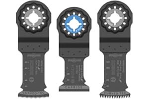 OSL003VP 3-delad 1-1/4 tum. Starlock Oscillerande multiverktyg blandade set doppskärblad för blandade applikationer i m